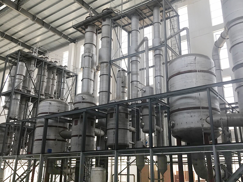 Glucose solution evaporation concentration system